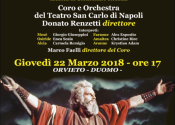Omaggio all’Umbria: in Duomo si rinnova la tradizione del concerto di Pasqua con “Mosè in Egitto”