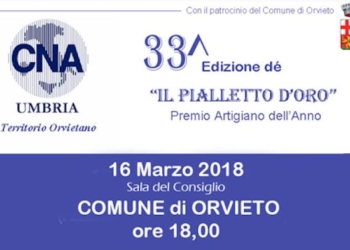 Consegna del Pialletto d’Oro 2018 all’artigiano/imprenditore dell’anno