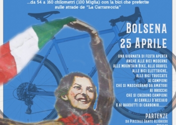 Al via il 25 aprile la Carrareccia Liberata, manifestazione cicloturistica su cinque percorsi