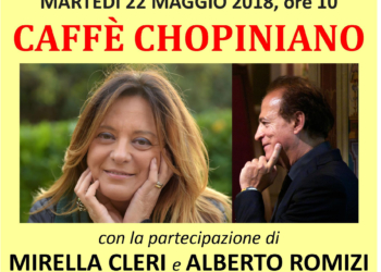 Ultima tappa di “Suggestioni Chopiniane Atto Secondo”, al Cavour “Caffè Chopiniano”