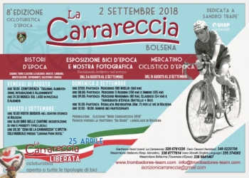Sta per tornare a gran velocità la Carrareccia di Bolsena, cicloturistica con biciclette d’epoca
