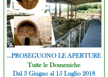 Area Archeologica di Scoppieto aperta nei mesi di giugno e luglio