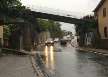Maltempo e pioggia. Disagi e allagamenti ai piedi della Rupe di Orvieto