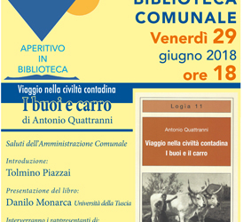 Weekend letterario ad Acquapendente, i libri di Quattranni e Ronca alla biblioteca comunale