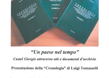 Castel Giorgio, in ricordo di Luigi Tomasselli Comune e biblioteca presentano la sua “Cronologia”