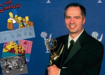Lugnano in Teverina dona Rosone d’Argento a Rick Polizzi produttore de “I Simpson”