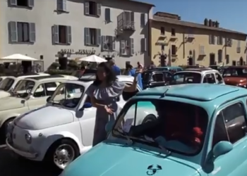 Ad Orvieto il 3° raduno delle mitiche Fiat  500. La photogallery