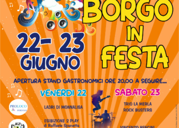 Porano, una due giorni con musica e divertimento al ritmo di “Borgo in Festa”