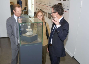Anche il granduca di Lussemburgo in visita alla mostra “Il luogo celeste. Gli Etruschi e i loro Dei”