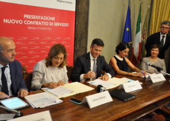 Regione Umbria e Trenitalia firmano nuovo contratto di servizio