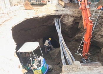 Voragine in Piazza Buzi, prossimo il ripristino della pavimentazione. Archeologi e Soprintendenza al lavoro