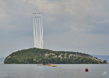 L’Air show delle Frecce Tricolori emoziona il pubblico. Domenica 5 agosto gran finale