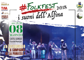 Secondo appuntamento per #FolkFest2018 con La Compagnia de La Panatella