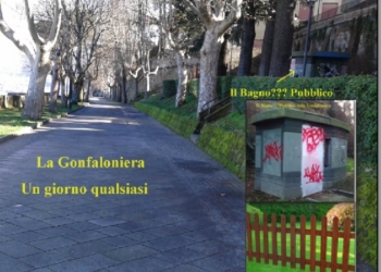 Atti vandalici in confaloniera, il Comune costretto a chiudere i servizi igienici