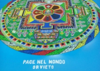 Affinchè continui a diffondere energia positiva e amore, consacrazione del Mandala donato a Orvieto