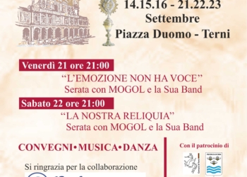 Tra culto e tradizione a Terni si celebra il Preziosissimo Sangue