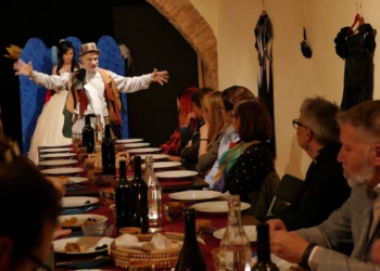 A Civitella D’Agliano riapre l’Osteria da Shakespeare & co. Di e con Gianni Abbate