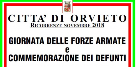 Giornata delle Forze Armate e Commemorazione dei Defunti