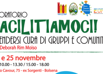 Corso/laboratorio sulla Facilitazione, appuntamento a Bolsena il 24 e 25 novembre