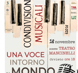 “Una voce intorno al mondo”, al Mancinelli per Condivisioni Musicali #2018