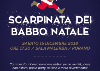 A Porano c’è la Scarpinata dei Babbo Natale