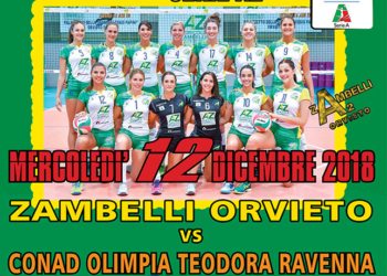 Per la Zambelli Orvieto è tempo di Coppa Italia, mercoledì arriva il Ravenna delle ex