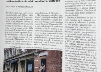 Nel centro di New York il 20% dei negozi sono chiusi. Come a Orvieto?