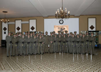 Solenne giuramento alla Caserma di Viterbo, dei marescialli con specializzazione in sanità