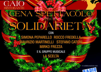 Cena-spettacolo della solidarietà a “Il Caio”