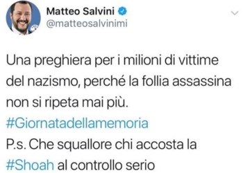 Salvini e lo “squallore”. Chi di squallore ferisce di squallore perisce
