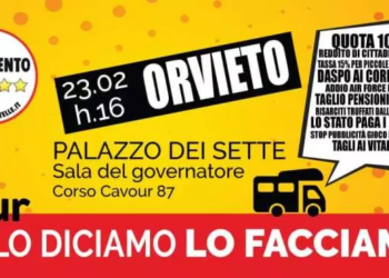 Il M5S si riunisce sabato a Palazzo dei Sette