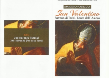 Omaggio poetico a San Valentino patrono di Terni, organizzato da Pro Loco di Terni e l’Istess