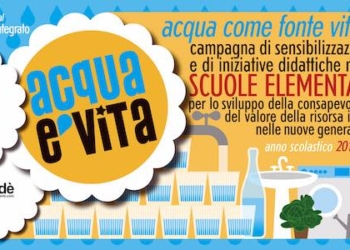 Al via il progetto “Acqua è vita”. Sii spiega ai giovani come usarla al meglio