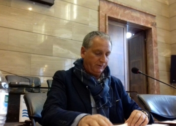 Il sindaco di Orvieto Giuseppe Germani fa le sue congratulazioni a Giampiero Lattanzi, neo presidente UPI Umbria