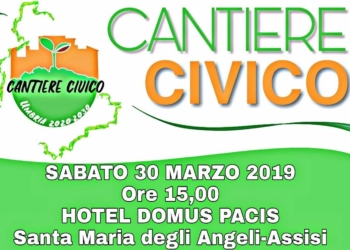 “Cantiere Civico”, la Rete Civica Umbra si incontra ad Assisi per parlare di “ambiente” e “lavoro”