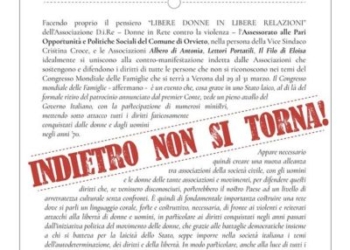 Orvieto solidale alla contro-manifestazione per il “Congresso Mondiale delle Famiglie”