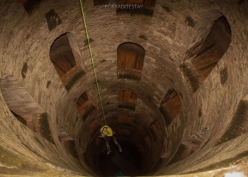 I Forraditesta si calano nel Pozzo di San Patrizio