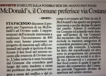 McDonald’s. Gli orvietani pensano sì, no, sni