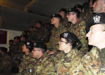 Allievi marescialli di Viterbo in visita alle Gallerie del Monte Soratte, per approfondimento storico-militare