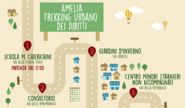 Trekking Urbano ad Amelia per parlare dei diritti delle donne