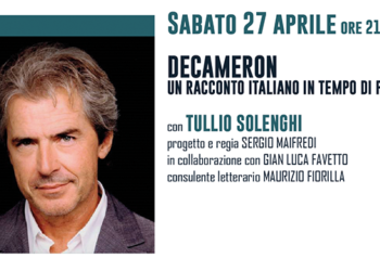 Tullio Solenghi è Giovanni Boccaccio in “Decameron”