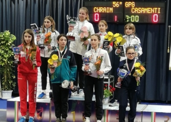 Uisp Scherma Orvieto, al campionato italiano Gpg di Riccione terza Della Ciana