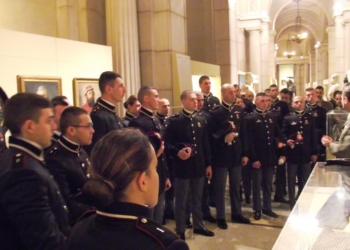 Allievi marescialli del XXI Corso Esempio in visita al Vittoriano a Roma