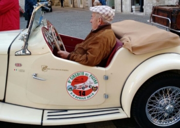 Auto storiche in Piazza del Popolo