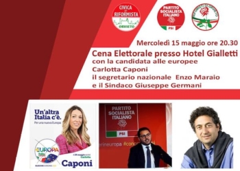 Cena conviviale con Carlotta Caponi ed Enzo Maraio