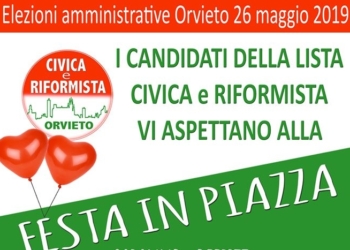 Festa in Piazza con la “Lista Civica e Riformista”