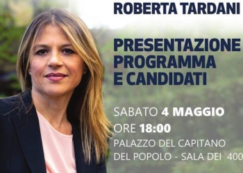 Incontro con la candidata sindaco Roberta Tardani, presentazione di programma e candidati
