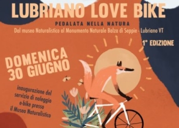 Lubriano Love Bike, tutti in sella per inaugurare al Museo Naturalistico di Lubriano il servizio MTB/E-BIKE