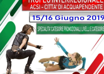 Al PalaBoario di Acquapendente si è tenuto il Trofeo Interregionale ACSI di pattinaggio artistico