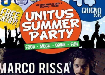 Unitus Summer Party 2019, special guest Marco Rissa from “Thegiornalisti”